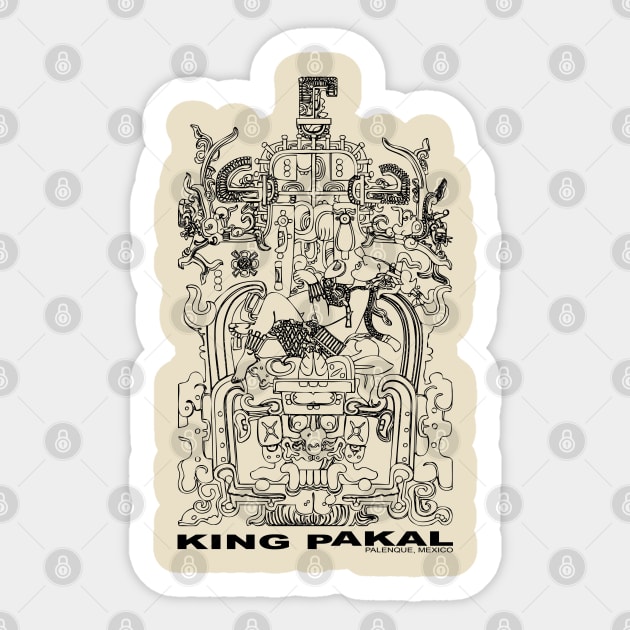 King Pakal 3 Sticker by Jun Pagano